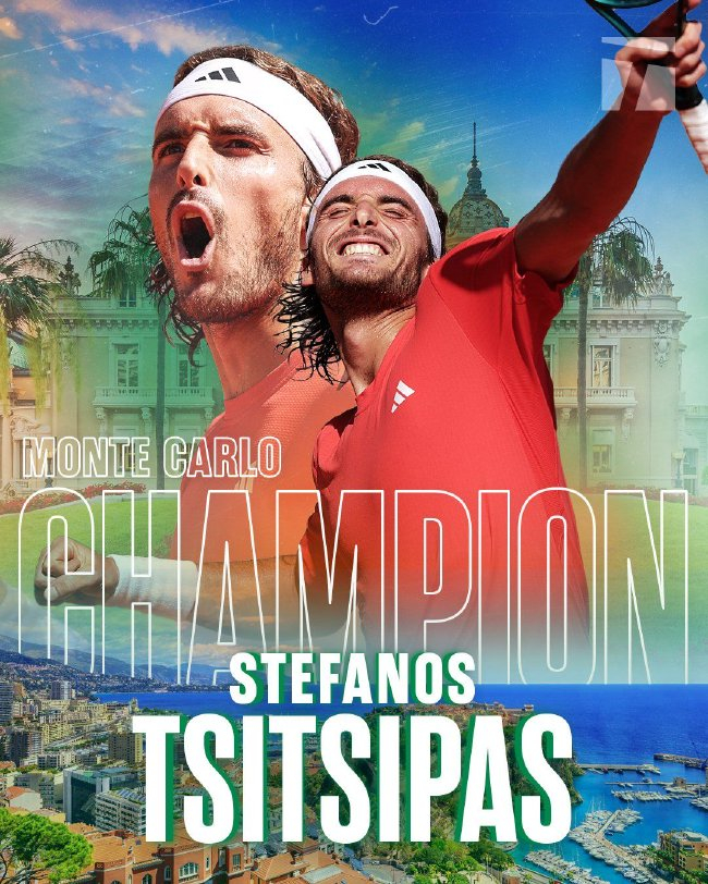 关于ATP总决赛碾压蒙特卡洛大师赛,西西帕斯惊艳四座的信息 关于ATP总决赛碾压蒙特卡洛大师赛,西西帕斯惊艳四座的信息